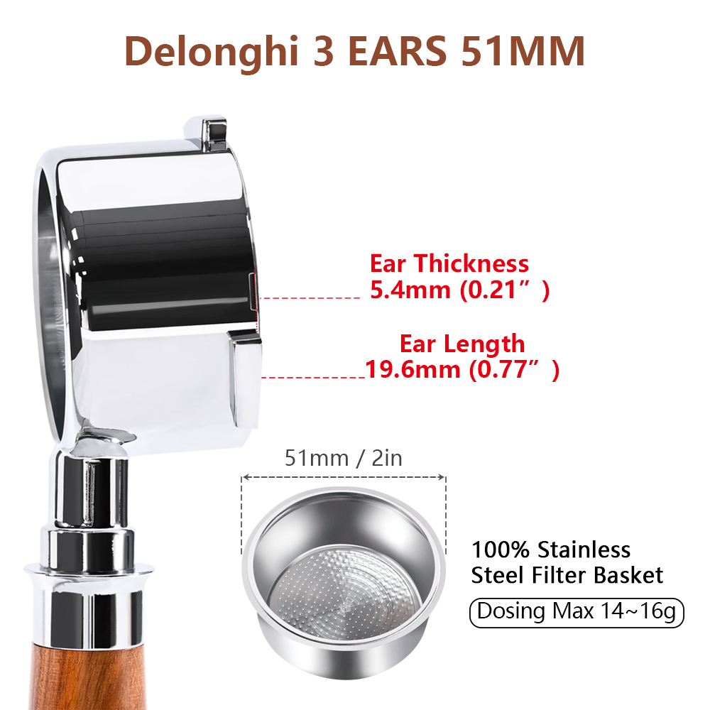 Coffee Bottomless Portafilter  - Delonghi Espresso Magnifica review and price