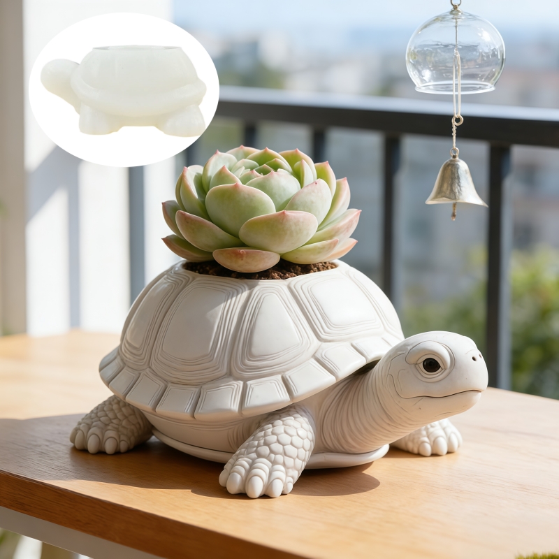Wolf Head Shaped Flower Pot Pe - Potsticker Mold review and price