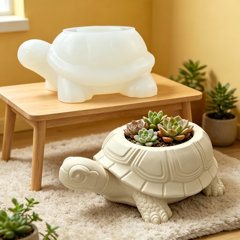 Turtle shaped succulent plant  - Potsticker Mold review and price