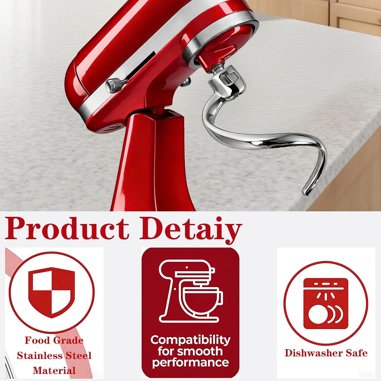 Stainless Steel Spiral Dough H - Kitchenaid Mixer Hand Mixer review and price